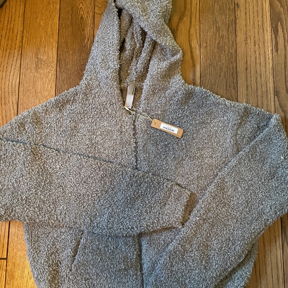 NWT SKIMS Cozy knit zip hoodie S/M